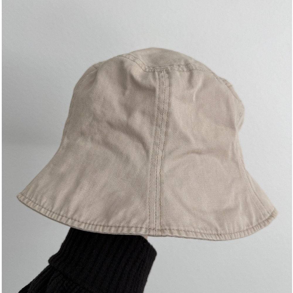 5 Avenue Bucket Hat One‎ Size Beige Tan Cotton Twill Minimalist Made in Japan